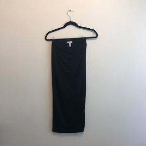 LEITH DOUBLE LAYERED PENCIL SKIRT